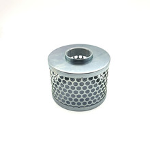 2" 泵用圆孔吸滤器过滤器，镀钢螺纹尺寸 2 英寸，减少固体进入泵