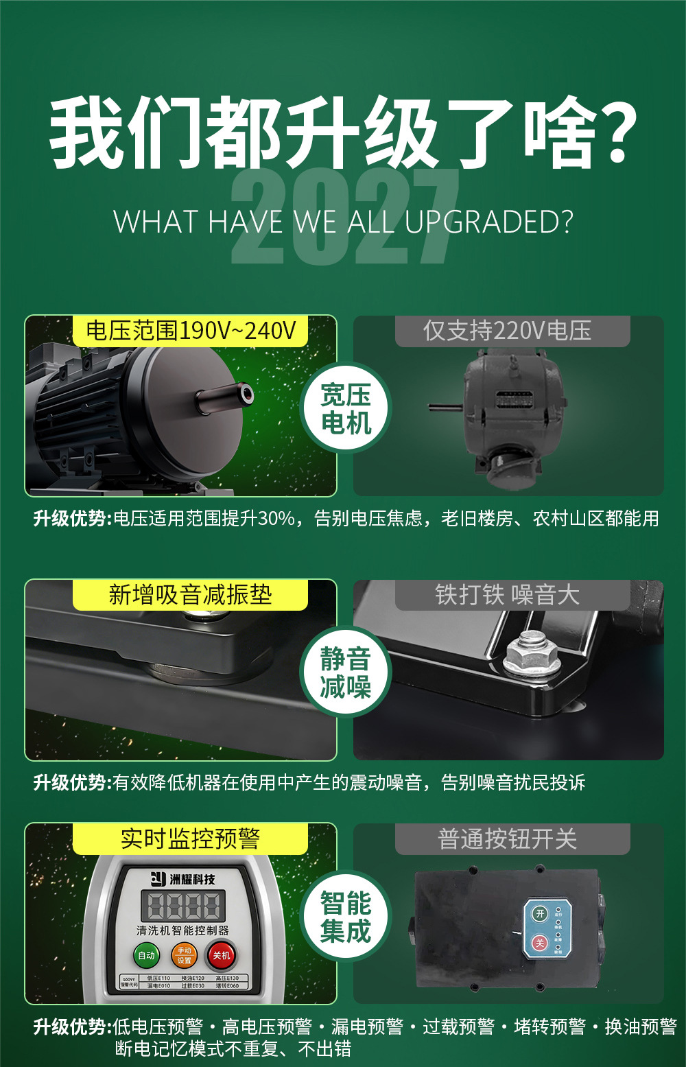 Huayiwo household high-pressure car washer 220V electric powerful water gun automatic car brushing machine high-power cleaning machine