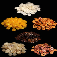 牛角玉髓象牙果隔片椰壳橄榄核垫片红玛瑙金刚星月菩提铜隔片配饰