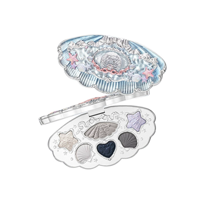 Makeup Gift Box Shell Pearl Series — blush, lip gloss, color-correcting primer, eyeshadow set