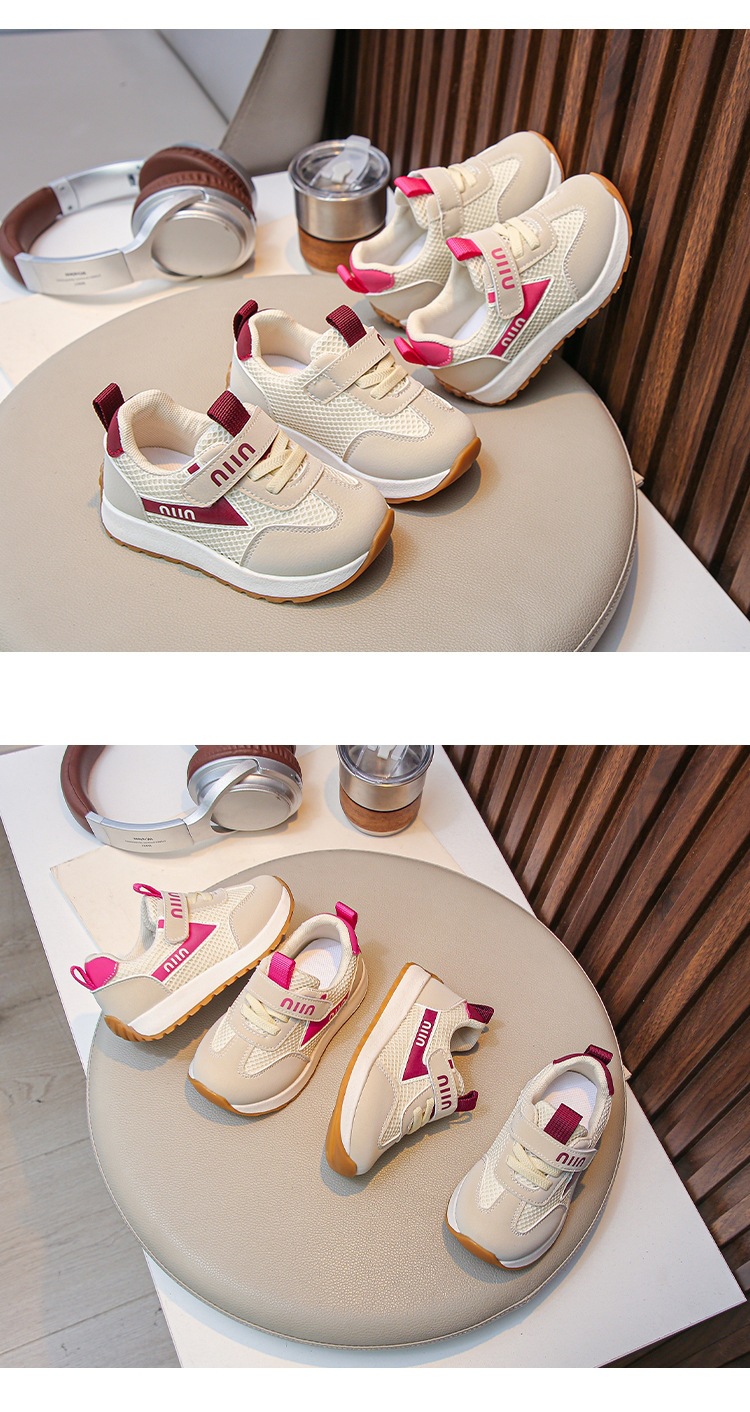 Andningsbara mesh sneakers för spädbarn och småbarn_voghion.com