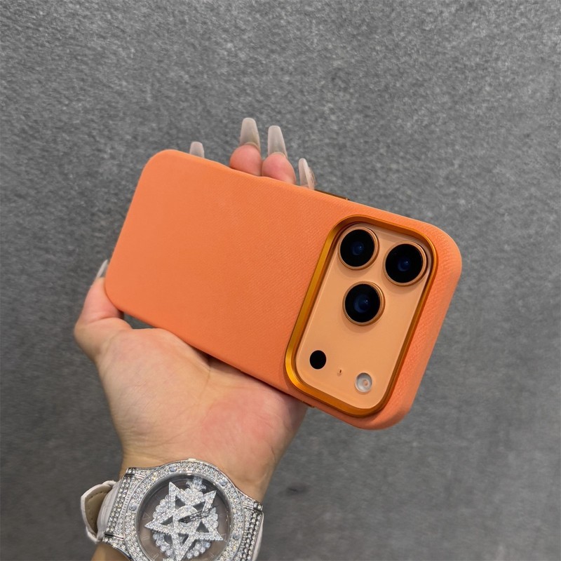适用iPhone17Pro法兰绒磁吸手机壳苹果17Air全包金属镜头保护套16|undefined