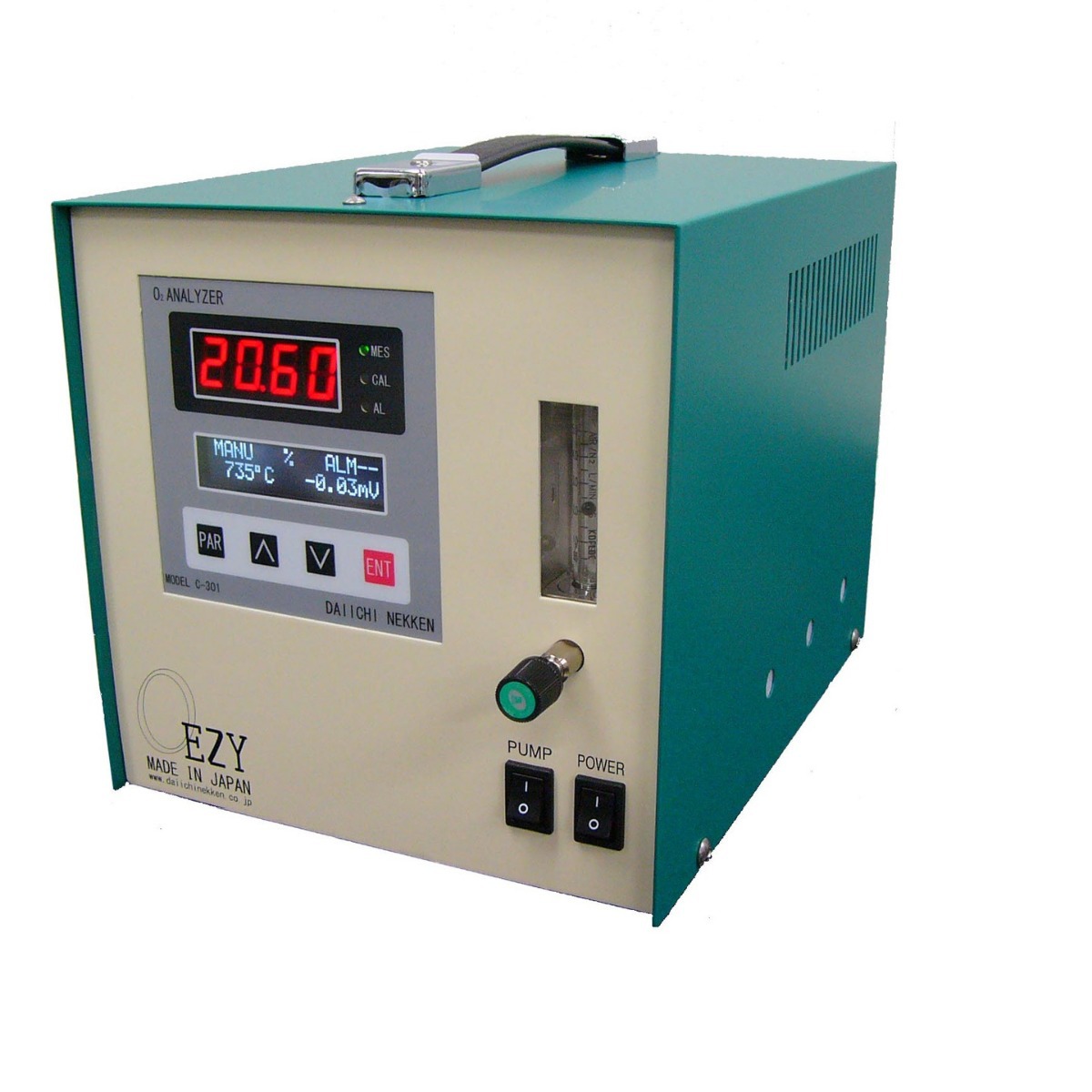 日本  销售  ANALYZER  便携式氧气浓度计EZY系列 EZY-2-B