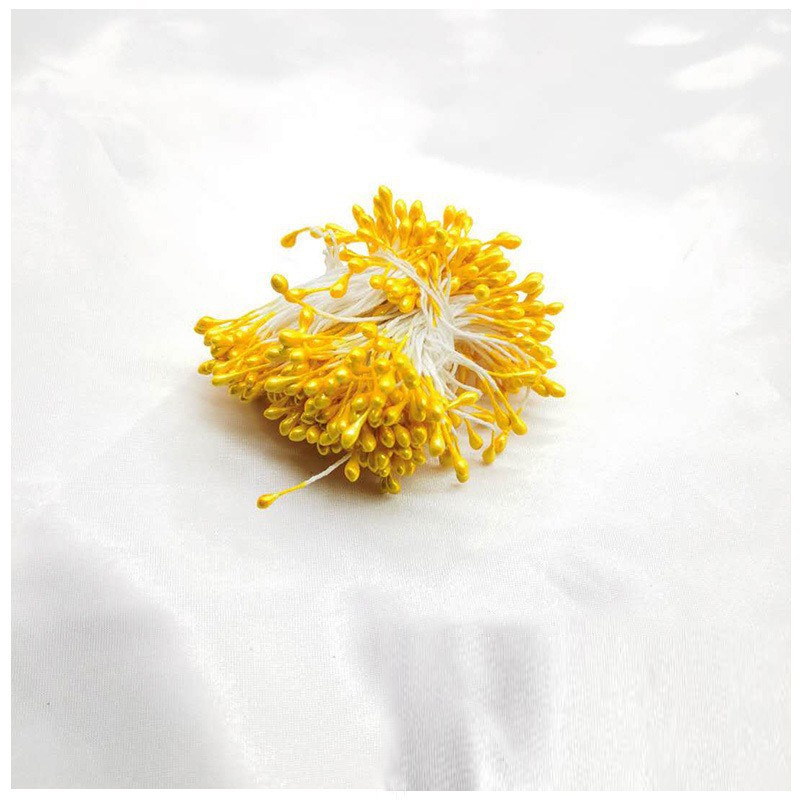 Yoyo Tiger Twist Stick Material de accesorios hechos a mano Daquan Flower Cara Cinta adhesiva con alcohol Estambres de flores Varilla de pegamento para ojos móviles