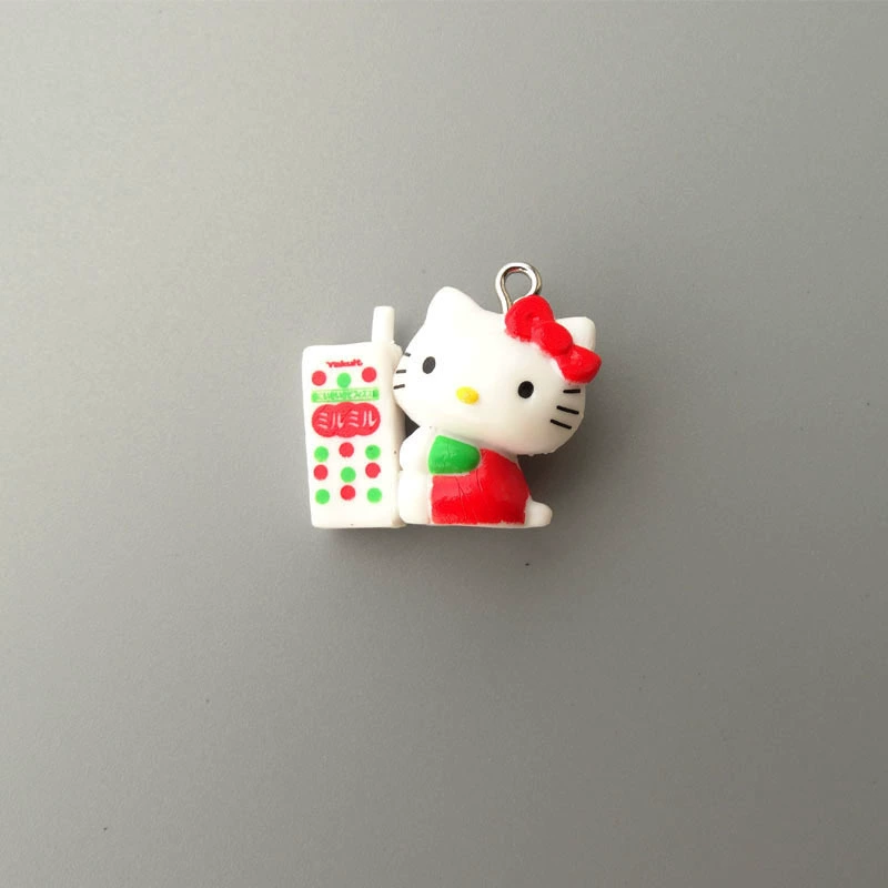 Hello Kitty, маленькая мини-фигура, подвеска, handmade
