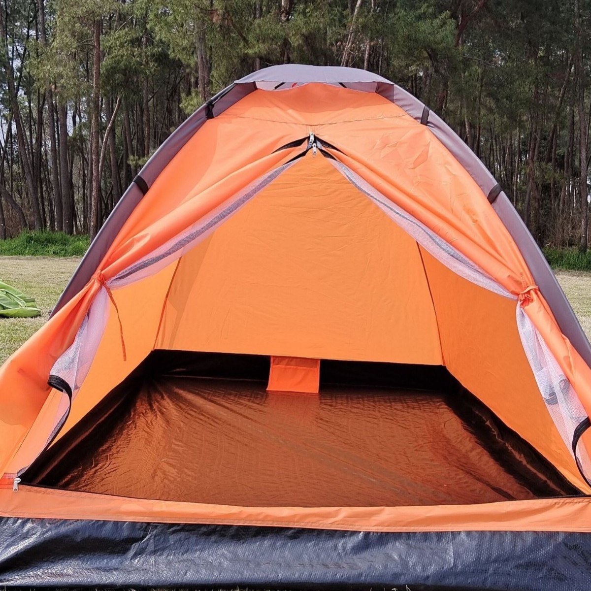 Camping al aire libre para 2-3 personas, viajes, descanso, pesca, fabricantes de carpas naranjas, prevención de mosquitos entre padres e hijos