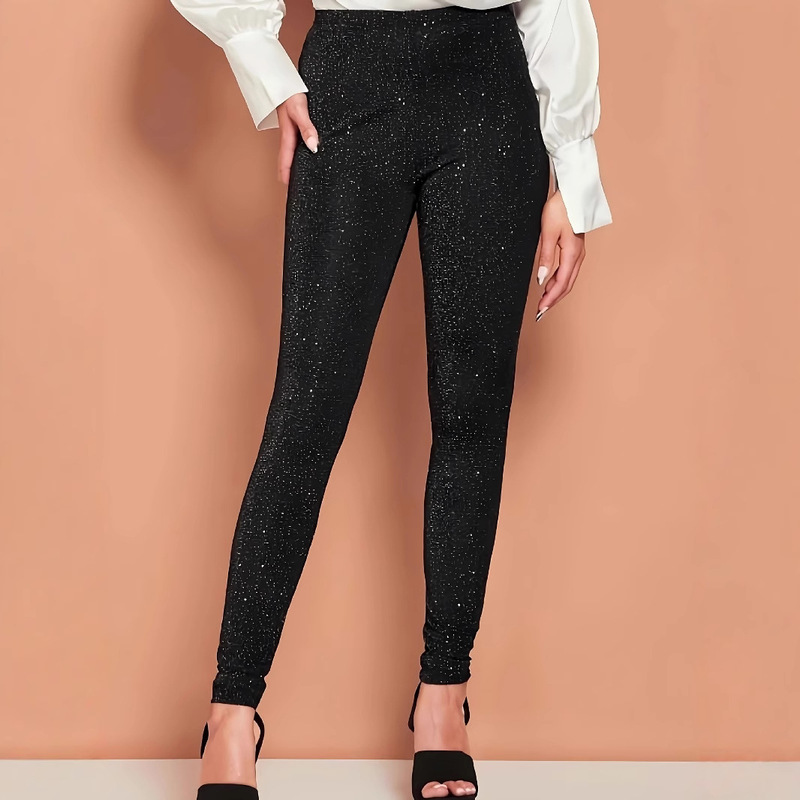 Spot Cross-Border New Sexy Tight Yoga Women's Starry Sky Gradient Yoga Printed Sports Fitness Trousers