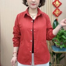 一件代发直播爆款2025春秋季新款纯色气质显瘦薄外套长袖衬衫女装