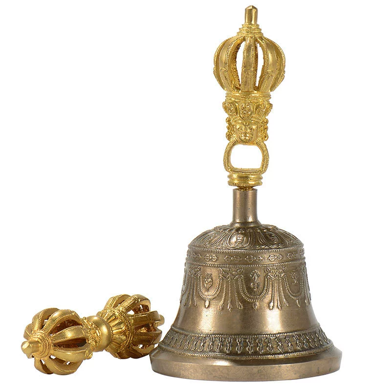 Jiobuka Bingxing Nepal Handmade Copper Copper Copper King Kong Diamond Bells Dharma Dharma Dharma Blown Package Supply