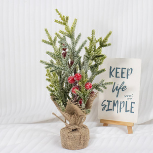 Cross-border PE Christmas tree office window desktop decoration simulation mini Christmas tree Christmas decorations wholesale
