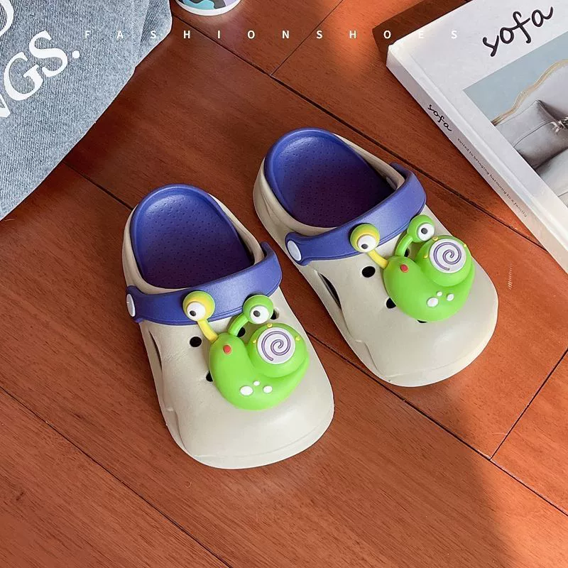 Детские тапочки для мальчиков летом в помещении мягкое дно легкая купание