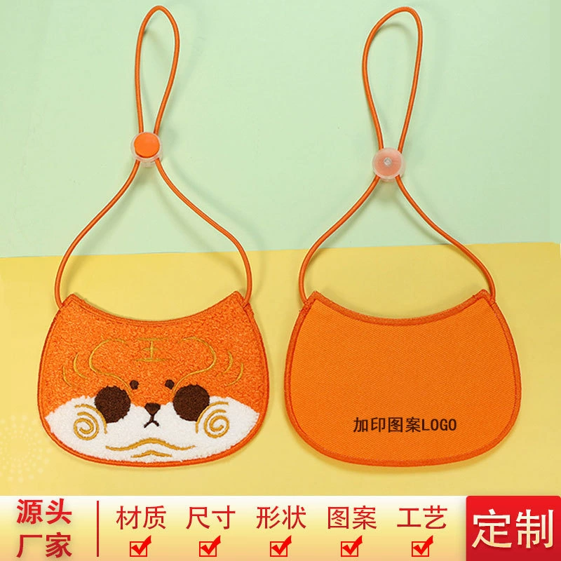 Пользовательские домашние животные плюшевые вышитые полотенце для слюны Регулируемая собака собака кошка мультяшный шарф одеваются аксессуары войлочные нагрудники