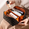 Cosmetic High-capacity Portable ins Senior Sense Net Red 2022 new pattern travel Cosmetics Wash and rinse Storage bag