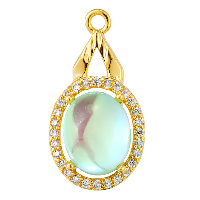 Douyin Venta caliente Colgante de microincrustaciones de cobre chapado al por mayor Cientos de colgantes de cobre opcionales a su gusto, fábrica de origen al por mayor sin cadena