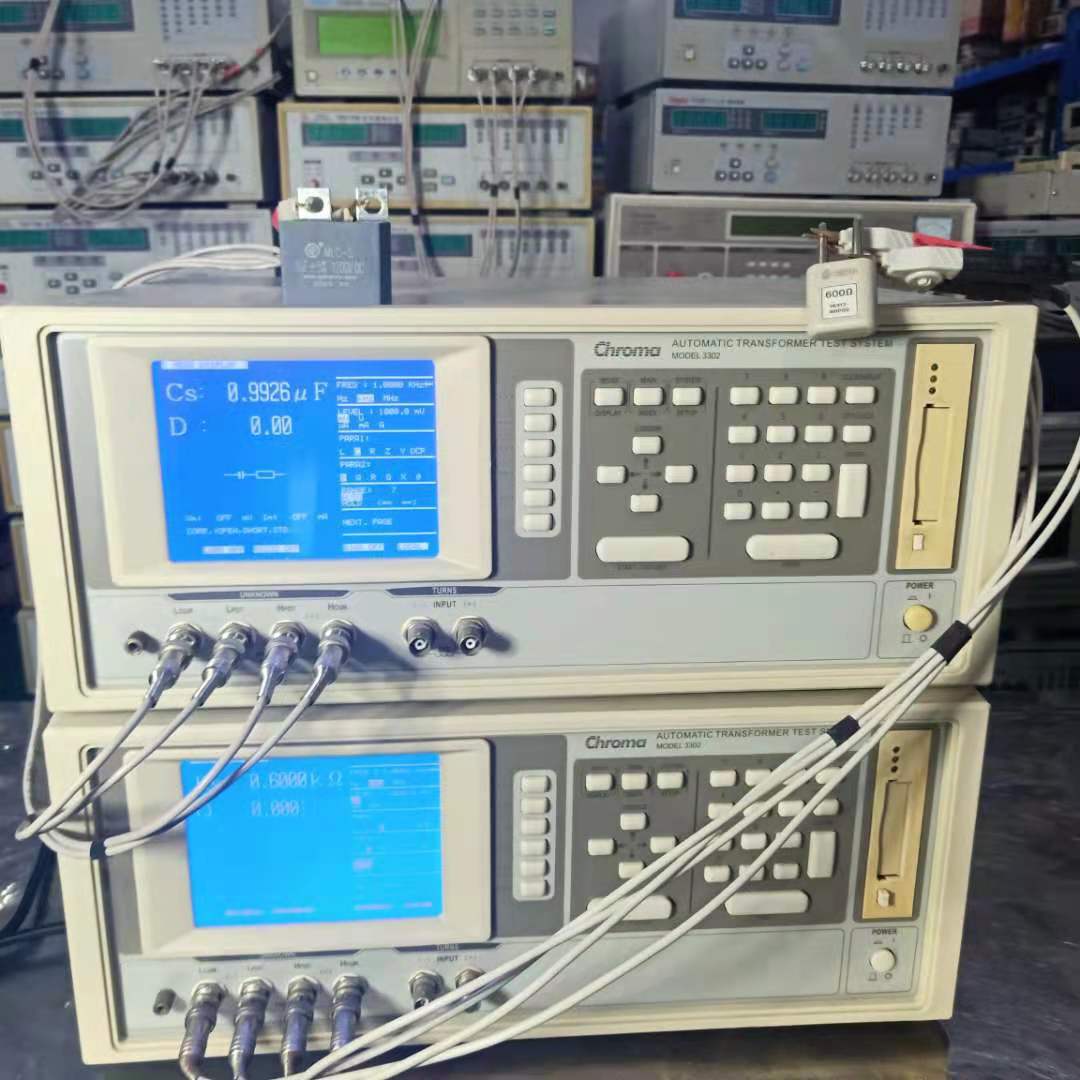 二手 CHROMA3302 变压器综合测试仪 LCR测量仪 1MHZ 数字电桥