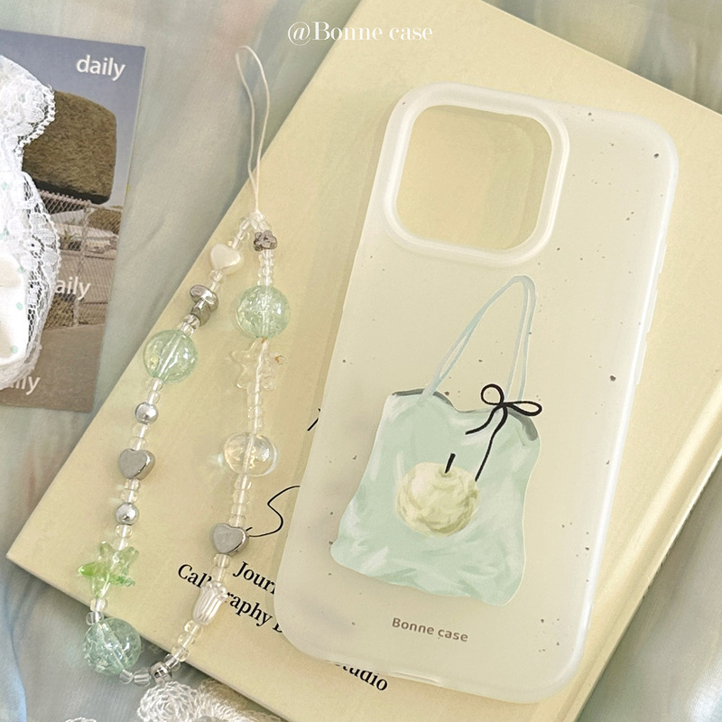 Stylish iPhone 15 Phone Case, Apple 16 Niche Ins-Style Bag, 17 Lanyard, Suitable for 14 Pro Max, 11 Soft Case