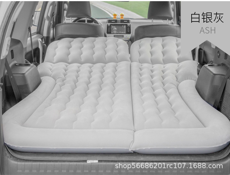Suv Car Trunk Inflatable Mattress Air Bed In-Car Sleeping Gadget Travel Bed Rear Seat Sleeping Pad