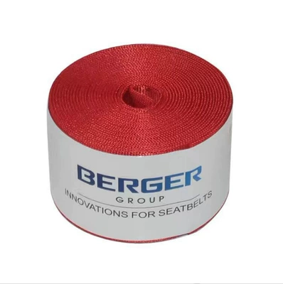 Cross-Border Car Modification Seat Belt 4.8cm Wide High-Quality Colorful Modification Seat Belt Universal Car Accessories (Other Automotive Safety Supplies) - red-one-roll-36m