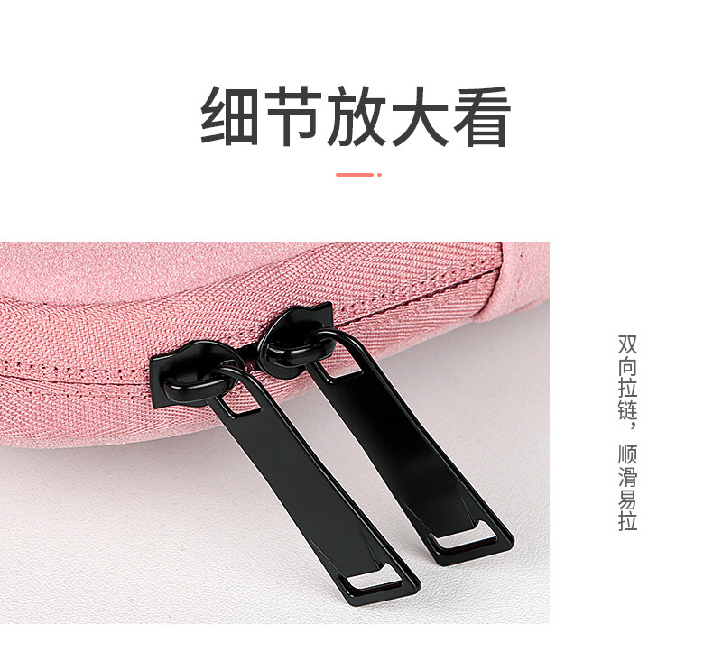 Wholesale portable laptop bags of 13.3-inch, 15.4-inch and 15.6-inch fashionable laptops can be printed with logos undefined