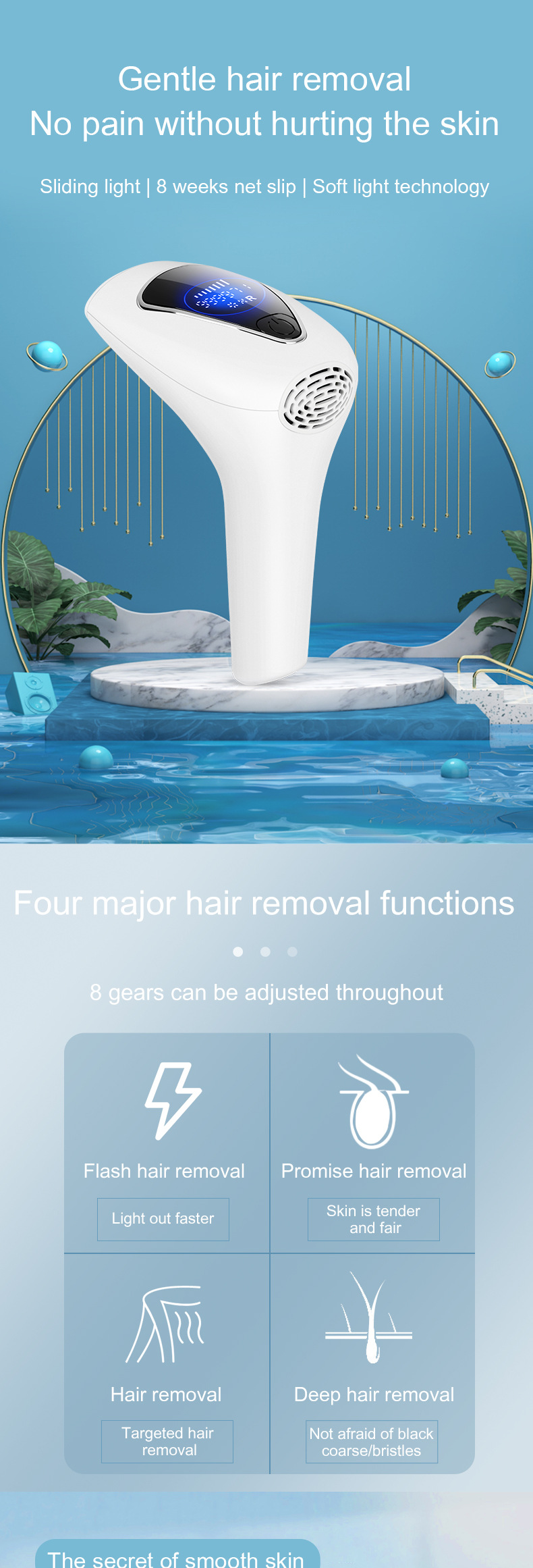 Permanent Hair Removal Device For Home Use With Flashes System_voghion.com