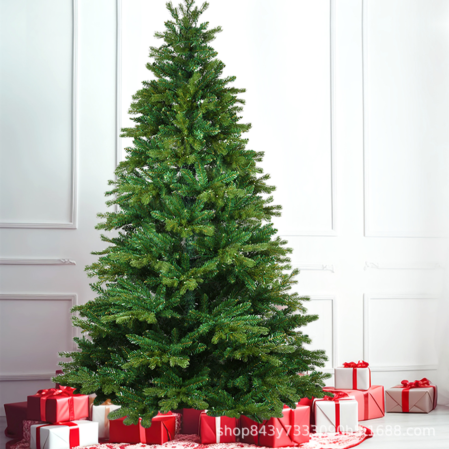 2.1 Arroz árbol de Navidad PVC pin PE árbol híbrido árbol verde cifrado árbol de Navidad decoración de atmósfera del centro comercial
