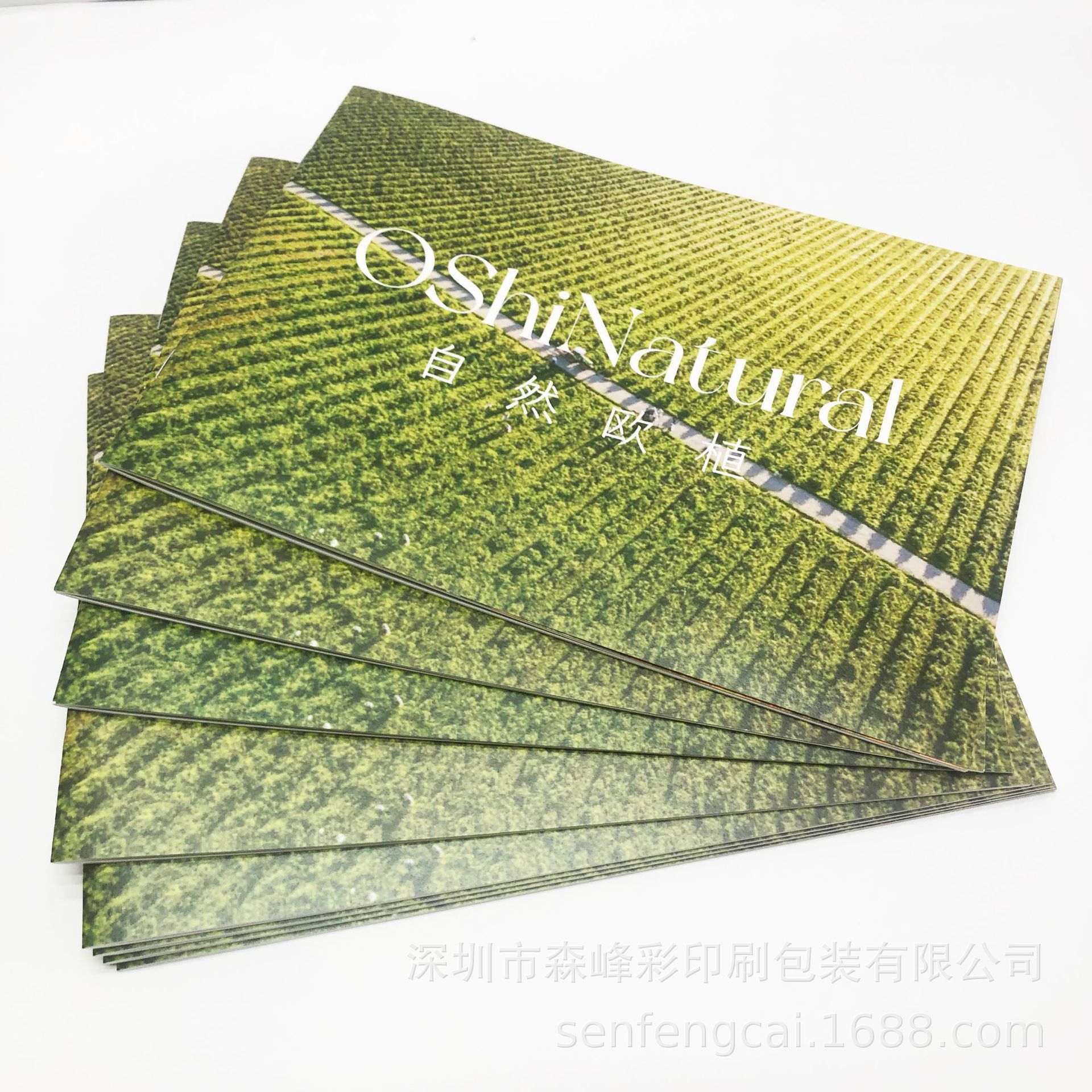 哑光超感涂布特种纸骑马钉化妆品深圳展会平湖画册印刷厂