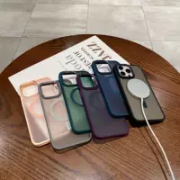 Чехол для iPhone, совместимый, фуксия, матовый, 13 Pro Max / 15 Pro Max