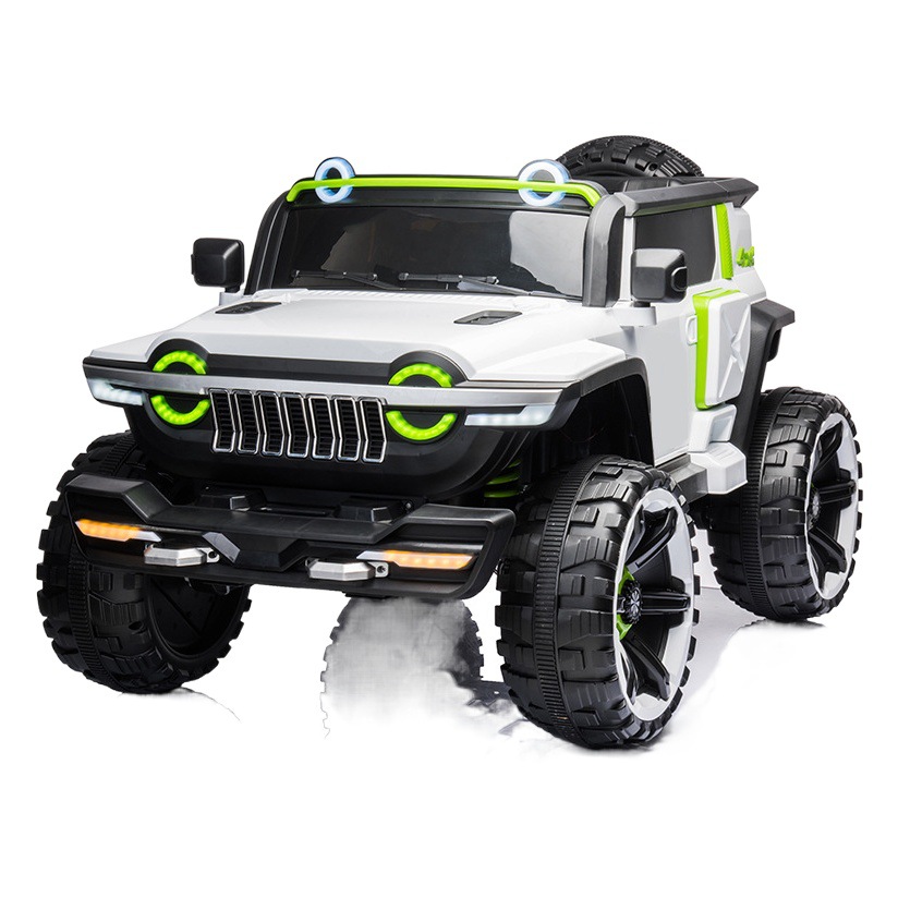 Coche eléctrico para niños puede sentarse doble coche de juguete de control remoto para bebés vehículo todoterreno de control remoto de cuatro ruedas Coche eléctrico para niños