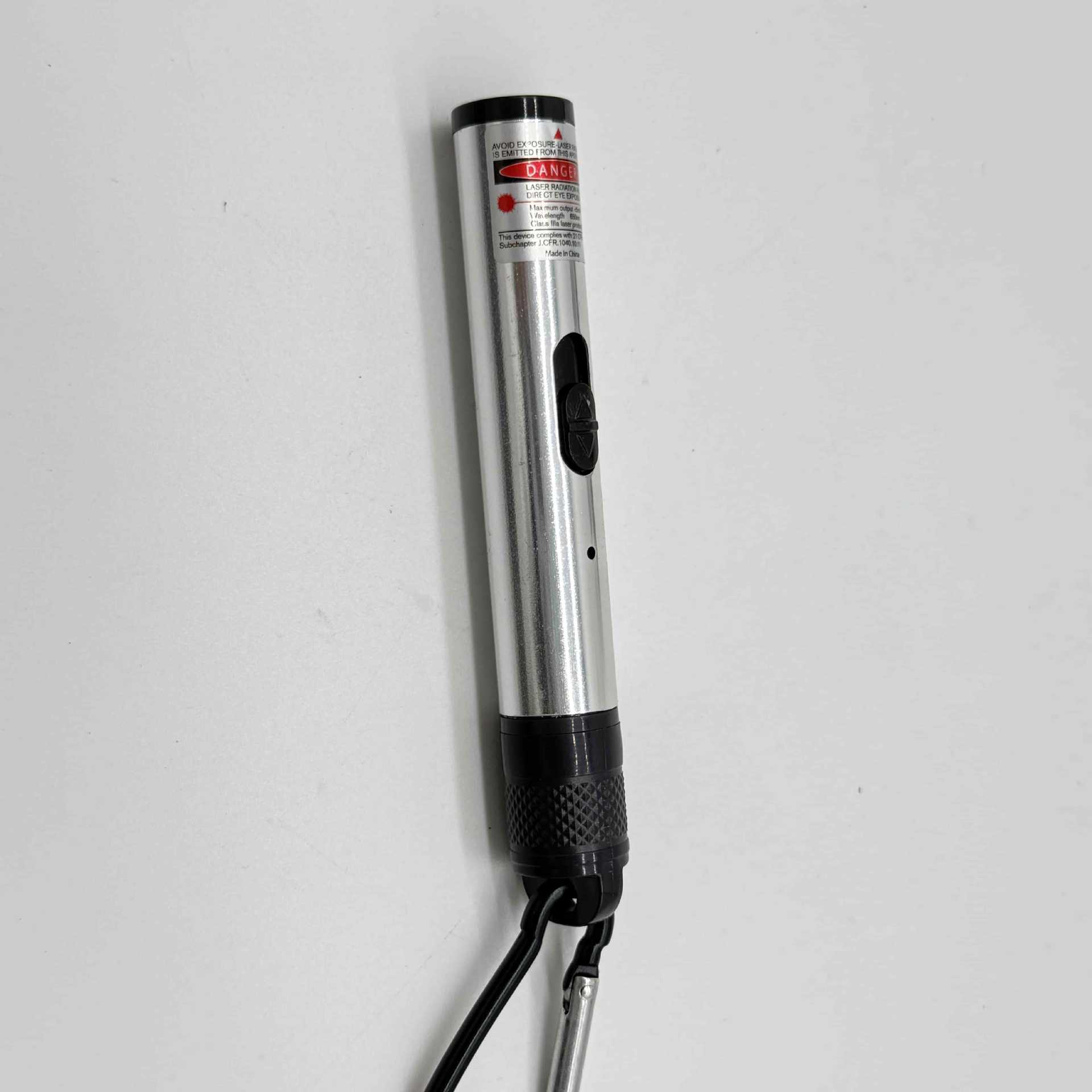 工厂直销USB充电3合1LED手电激光逗猫棒宠物红外线激光笔镭射验钞