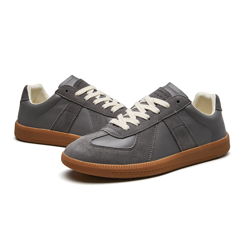 Putian Dexun zapatos retro cuero Forrest zapatos de cuero para hombres diseño de nicho zapatos de skate casuales todo fósforo transpirable de corte bajo