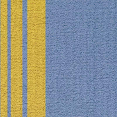 Universal Foot Pad – High-End Chenille Carpet Loop Fabric Two-Layer - cobalt-blue-lemon-yellow-order-by-meter-105-width-12m-length-please-place-an-order-according-to-the-number-of-meters