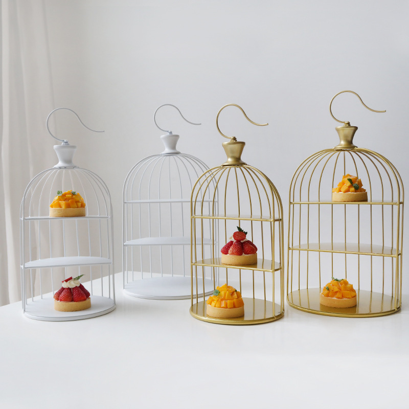 Transfronterizos Amazon temu postre estante de exhibición bandeja de pastel estante de pastel diseño de cumpleaños