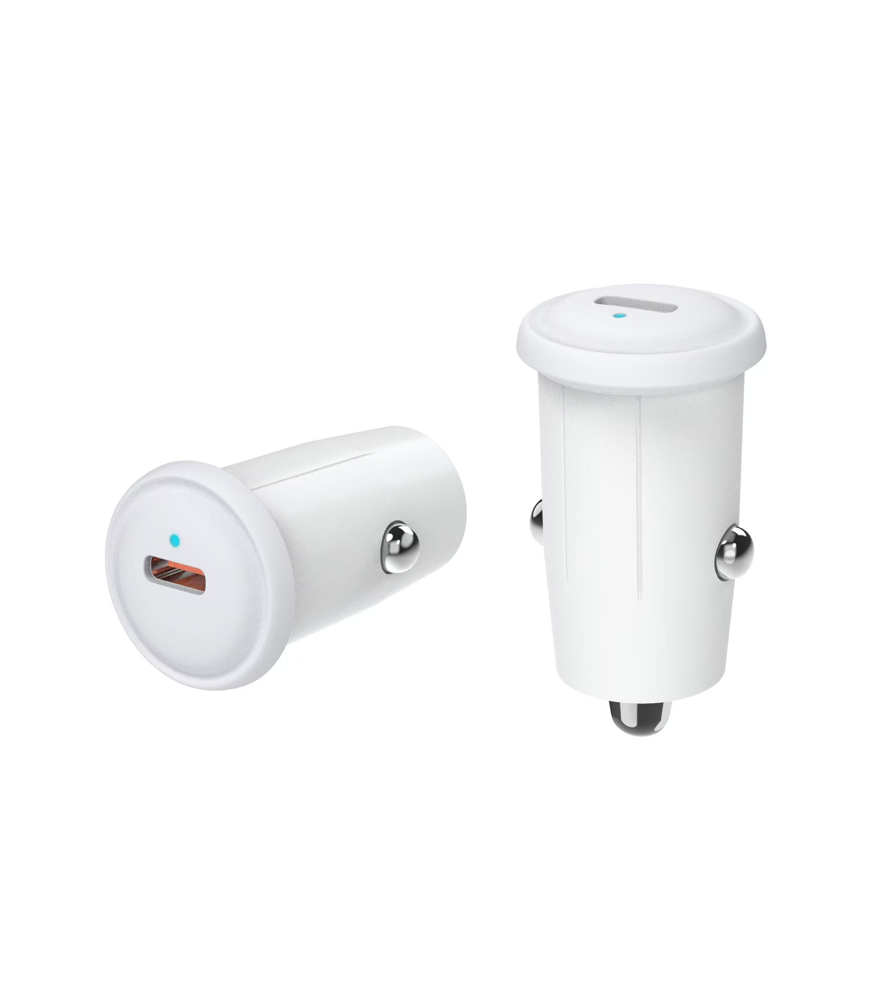 New Mini Single PD45W Car Charger QI2.2 Wireless Charger with Special Boost Function 15V20V Car Charging Head