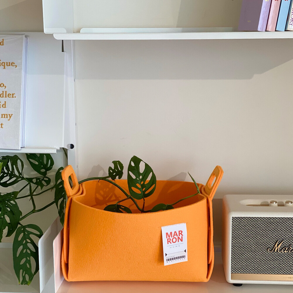 Butt mom ins coreano fieltro decoración del hogar de los niños merienda juguete misceláneas ropa sucia cesta de almacenamiento plegable