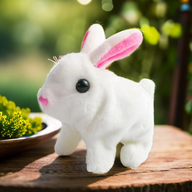 Conejo de pelo corto - blanco