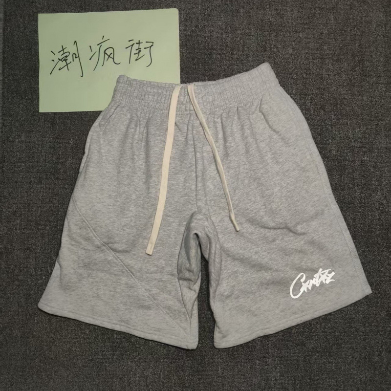 Corteiz OG Alcatraz Sweat Shorts Heather Grey