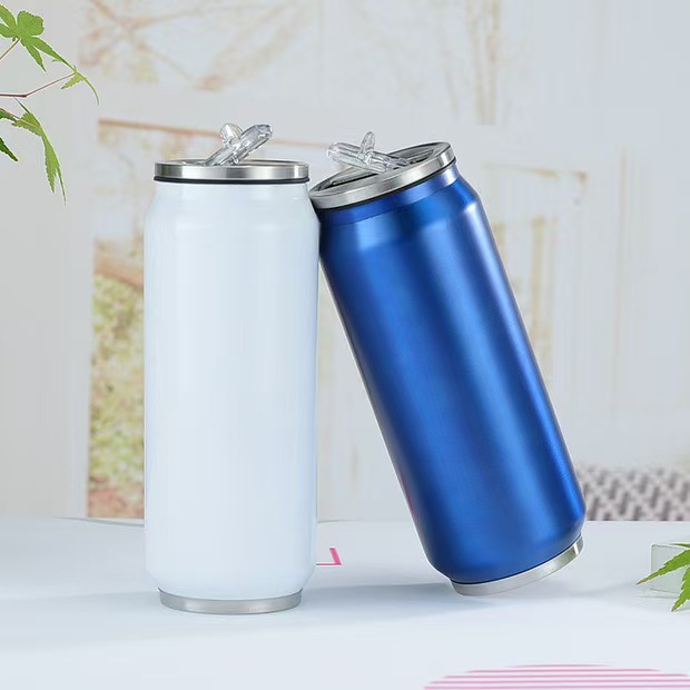 Transfronterizos para latas de dibujos animados creativas tazas de vacío tazas de cola tazas de automóviles personales de aislamiento térmico al por mayor