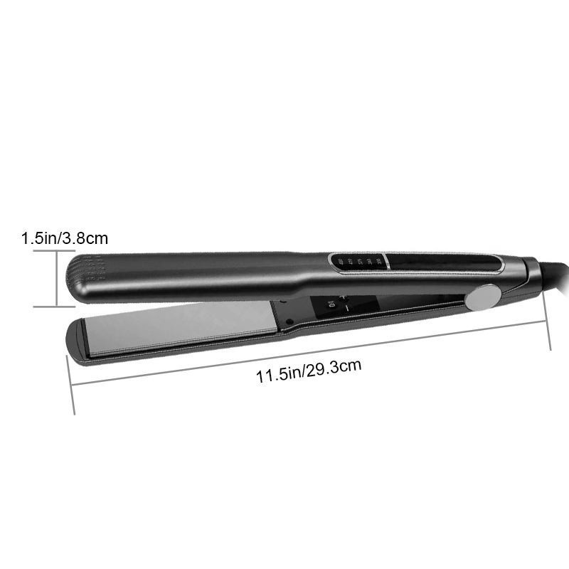 Transfronterizos venta caliente comercio exterior digital recto clips bobinado recto alisador de cabello de doble propósito no daña el cabello de abrazadera eléctrica de iones negativos barra de alisador de cabello