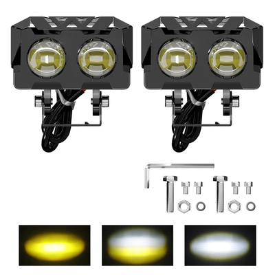Cross-Border Hot-Selling Motorcycle Led Motorcycle headlights, headlights - minion-with-hood