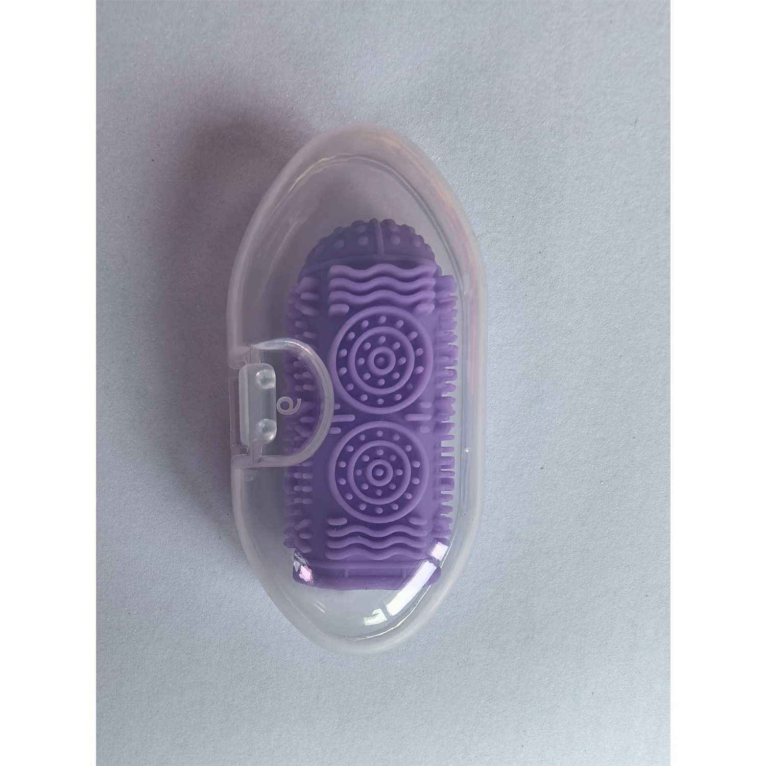 보라색 투명 쉘