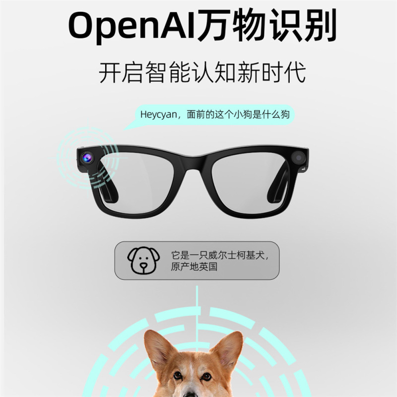 新款G300智能眼镜带摄像头 AI同声翻译防抖语音通话长续航防蓝光|undefined