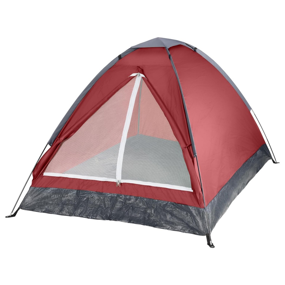 Carpa de exterior transfronteriza de Amazon para picnics, ocio, viajes en RV, camping, con postes de soporte, protección solar para dos personas.