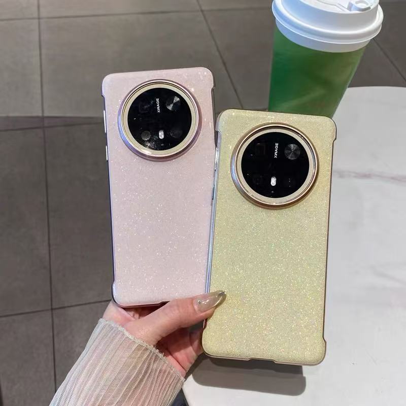 Brillo de color sólido simple sin bordes para Huawei Mate70Pro funda para teléfono móvil 60 nuevo P70Pro/70 hombres y mujeres