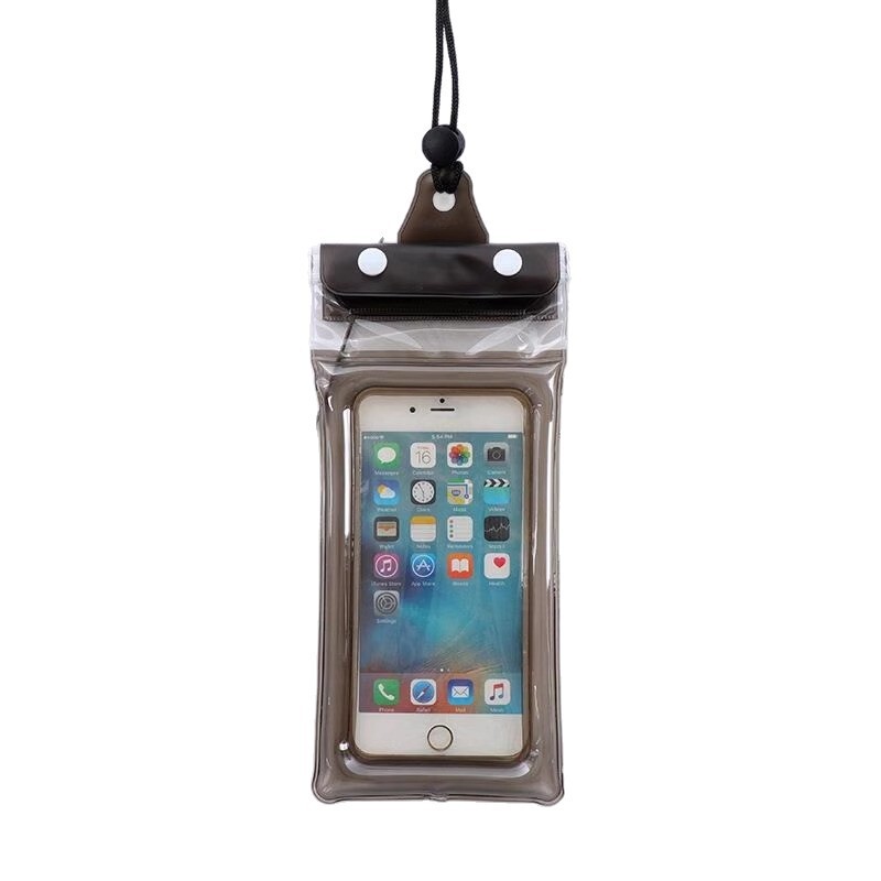 70% off ジッパーエアバッグ携帯電話防水バッグタッチスクリーン水泳温泉ラフティング肥厚防水携帯電話ケース|undefined