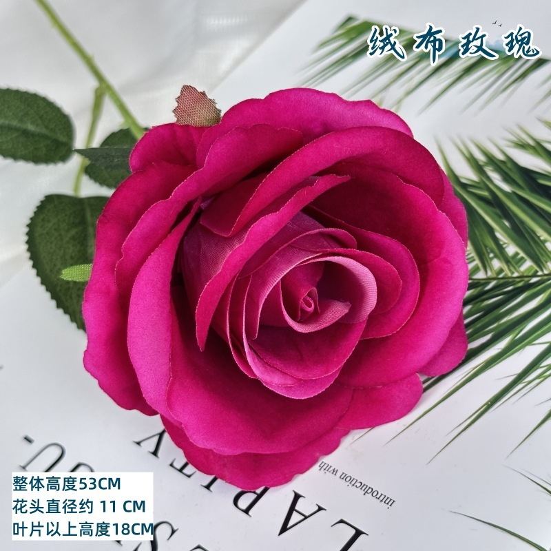 11cm-velvet-rose red