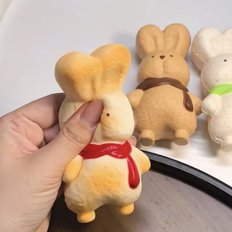 Thai cross-border foreign trade cute rabbit slow-rebound stress-relief toy, popular wholesale stationery, gift for girls Thai cross-border foreign trade cute rabbit slow-rebound stress-relief toy, popular wholesale stationery, gift for girls