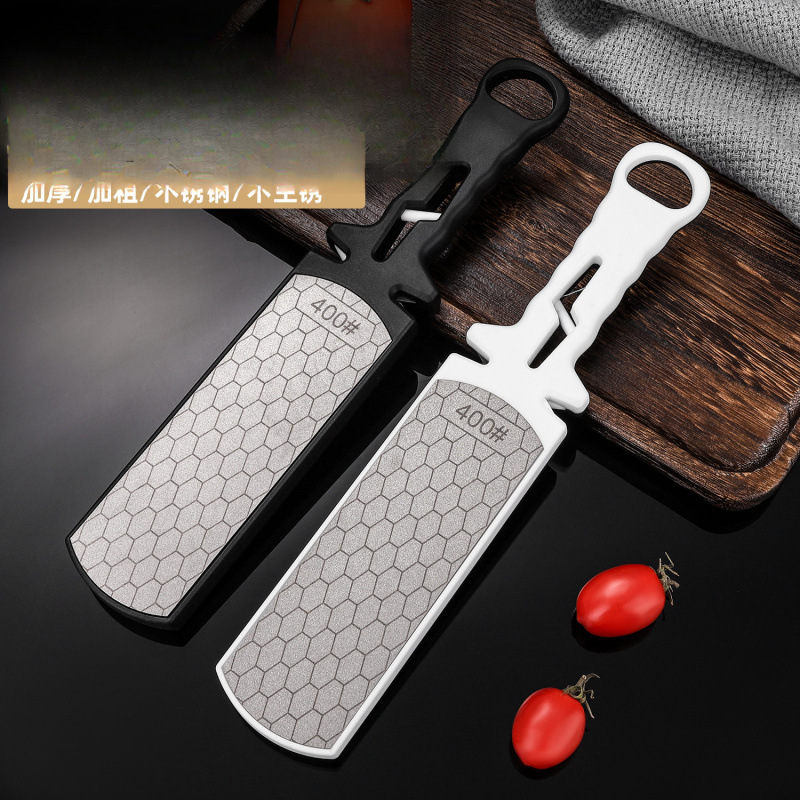 New household diamond sharpening stone for knives, double-sided multifunctional knife sharpener