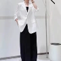 短袖职业七分袖显瘦西装