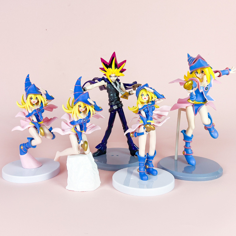 Black magic guide girl hand-run animation secondary beauty girl magic guide game model ornaments mobile phone bracket tide play