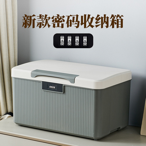 Password storage box, privacy document, important item storage box with password lock, divided file storage box wholesale